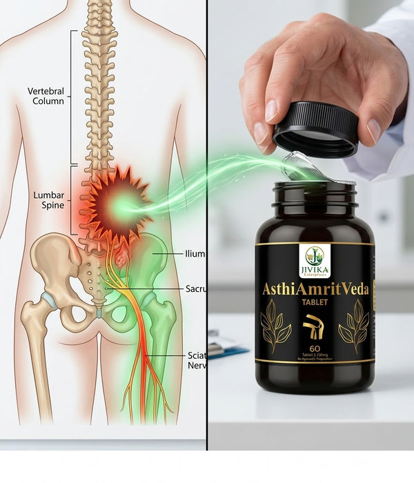Asthi Amrit Veda Tablet & Oil Combo